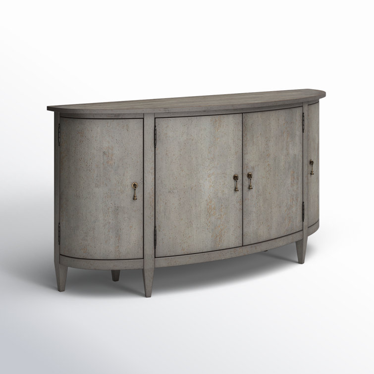 Speckled Gray 72'' Poplar and Maple Veneer Buffet