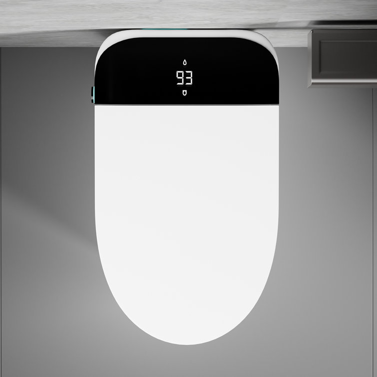 White High Efficiency Dual Flush Smart Toilet with Heated Seat