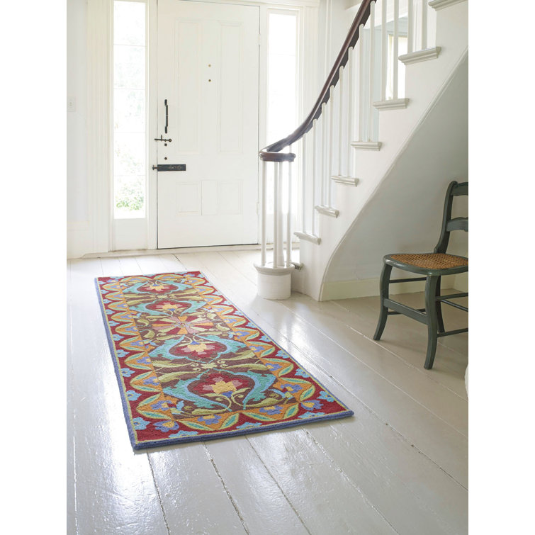Handmade Multicolor Wool Rectangular Area Rug 2' x 3'