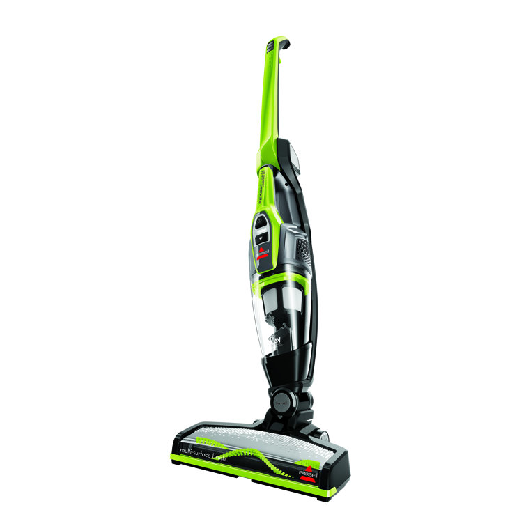 Black and Green Cordless Convertible Stick Vacuum