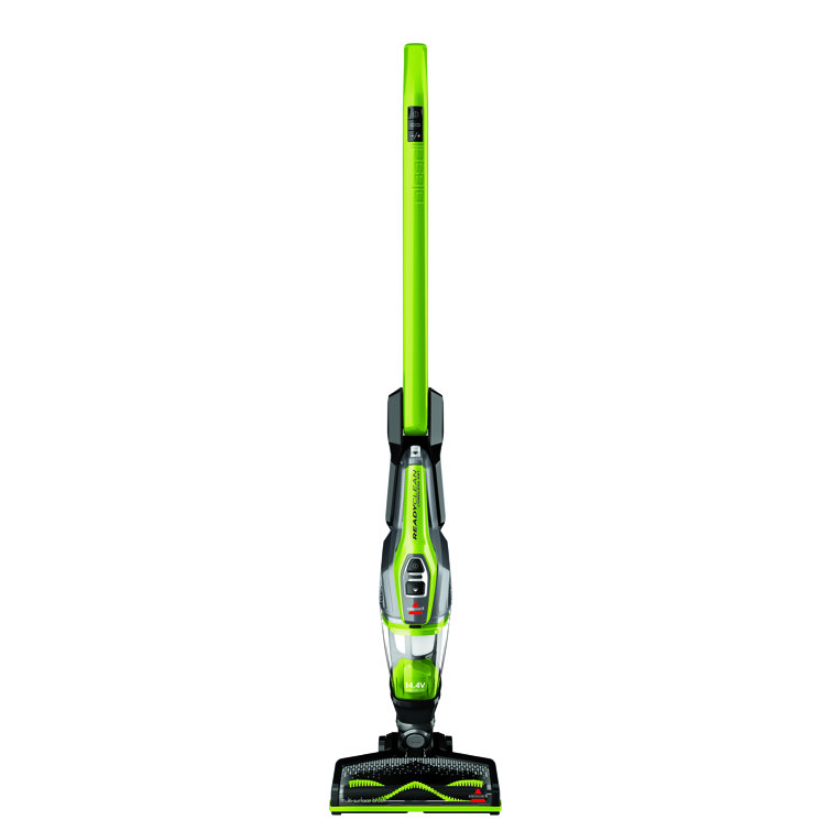 Black and Green Cordless Convertible Stick Vacuum