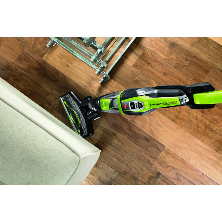 Black and Green Cordless Convertible Stick Vacuum