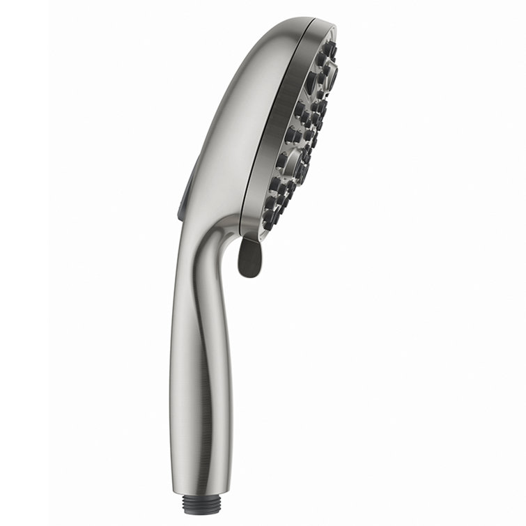 Satin Nickel Multi-Function Handheld Shower with Filter and Wall Mount