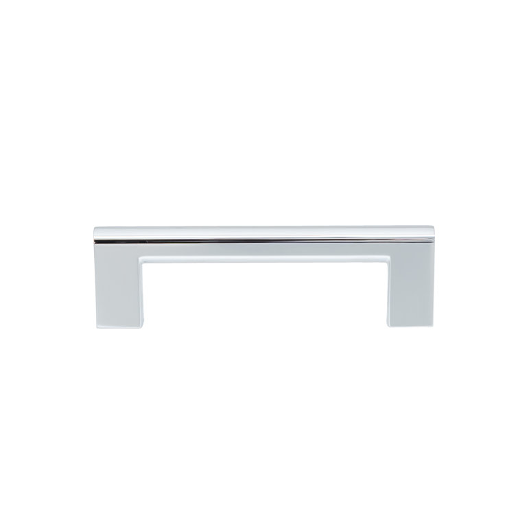 Vail 3-3/4" Chrome Cylindrical Bar Drawer Pull