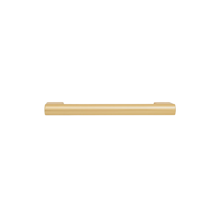 Vail 10-inch Polished Gold Rectangular Bar Pull