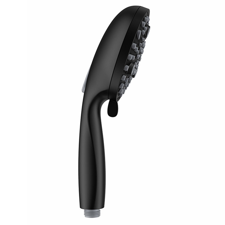 Matte Black Multi-Function Handheld Shower Head with Filter and Wall Mount