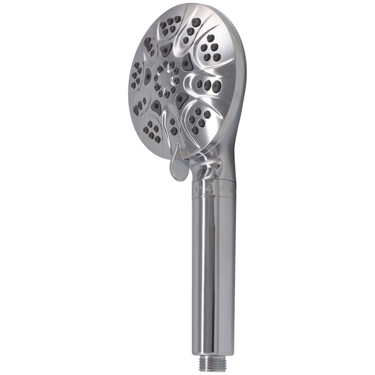 5" Polished Chrome 6-Function Filtered Handheld Shower Head