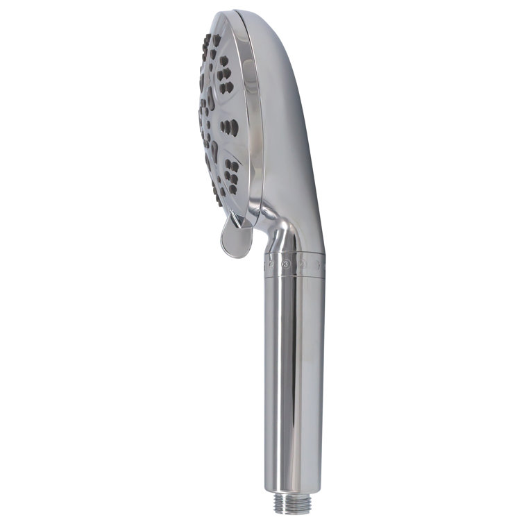 5" Polished Chrome 6-Function Filtered Handheld Shower Head
