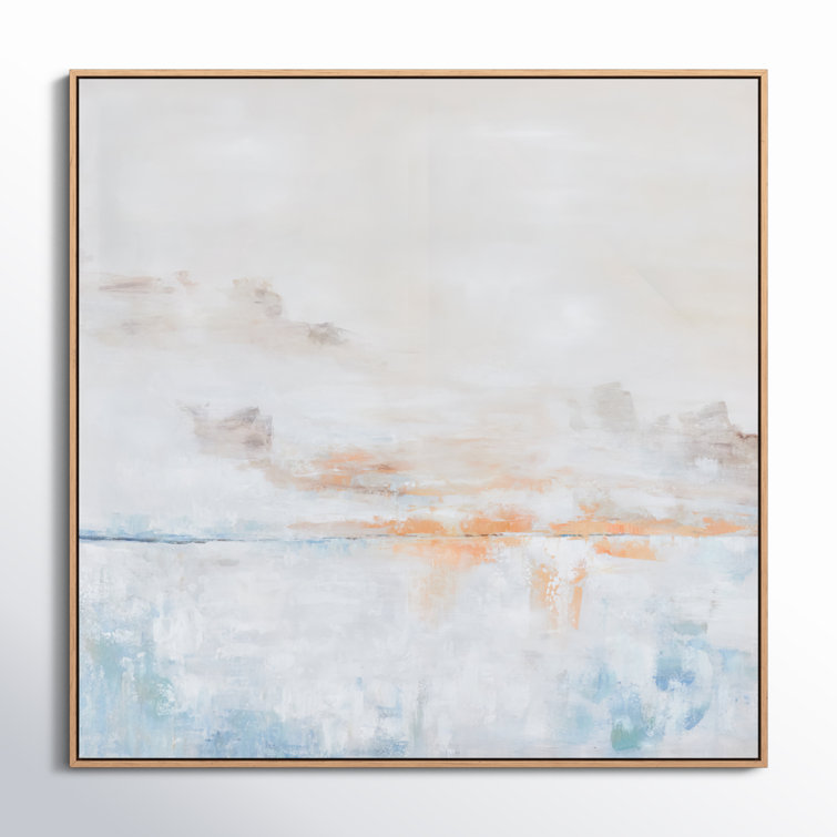 Large Square Gold Framed Canvas Oil Painting Print