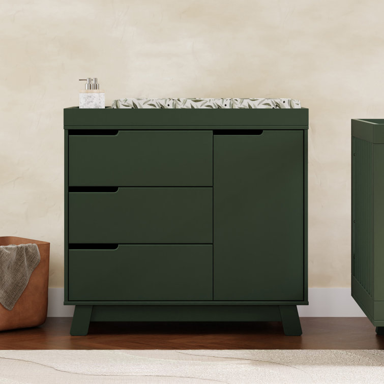 Forest Green GREENGUARD Certified Modern Dresser with Drawers
