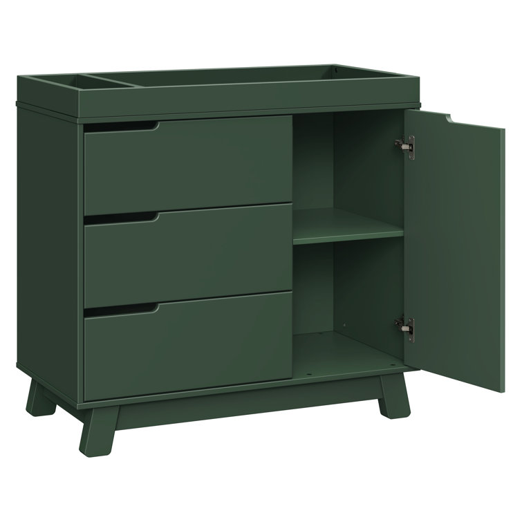 Forest Green GREENGUARD Certified Modern Dresser with Drawers