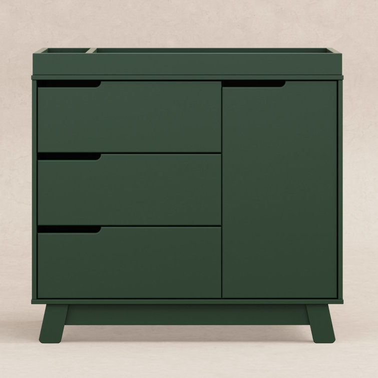 Forest Green GREENGUARD Certified Modern Dresser with Drawers