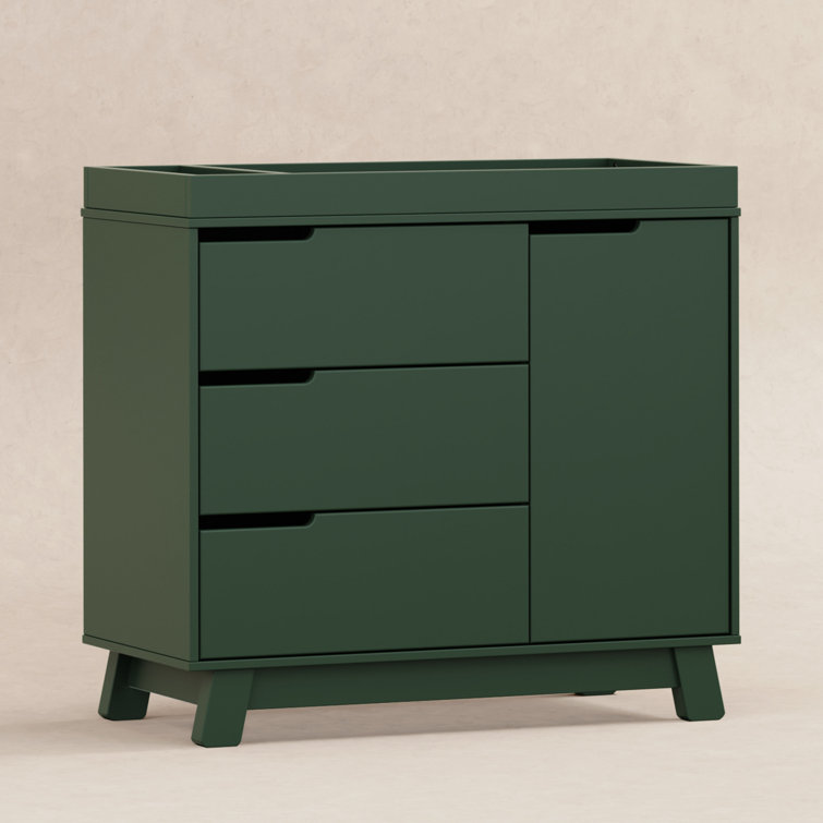 Forest Green GREENGUARD Certified Modern Dresser with Drawers