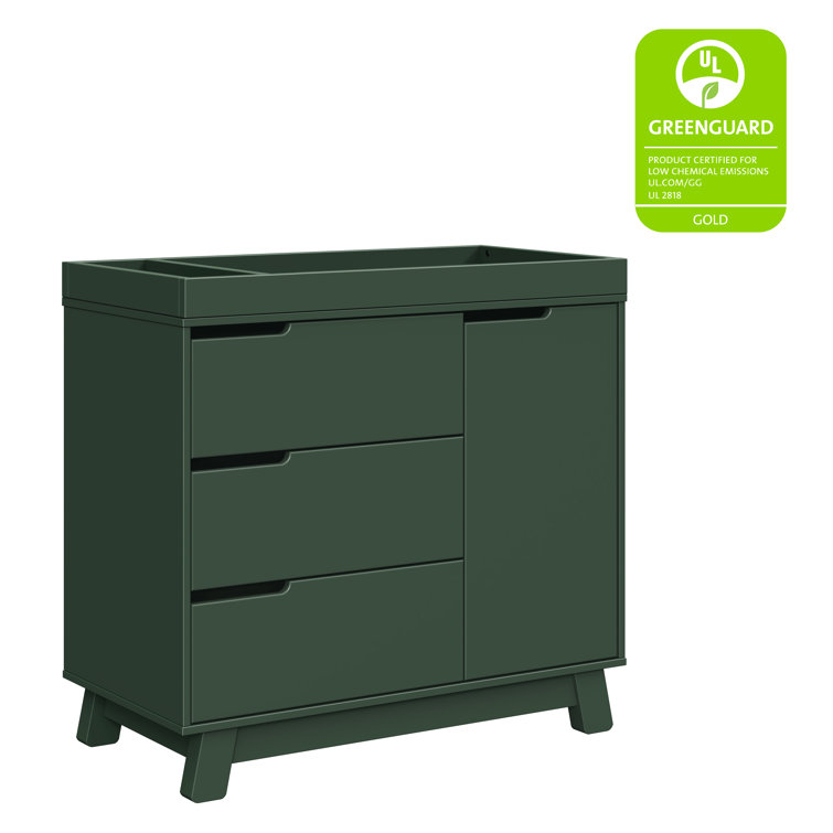 Forest Green GREENGUARD Certified Modern Dresser with Drawers