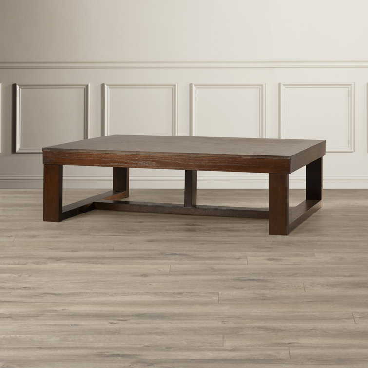 Watson Dark Brown Rectangular Wood Coffee Table