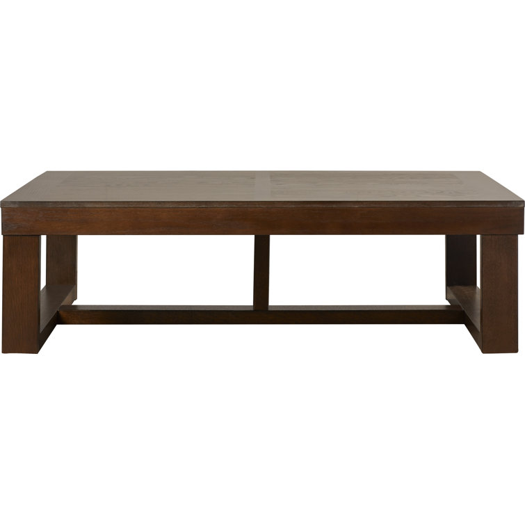 Watson Dark Brown Rectangular Wood Coffee Table