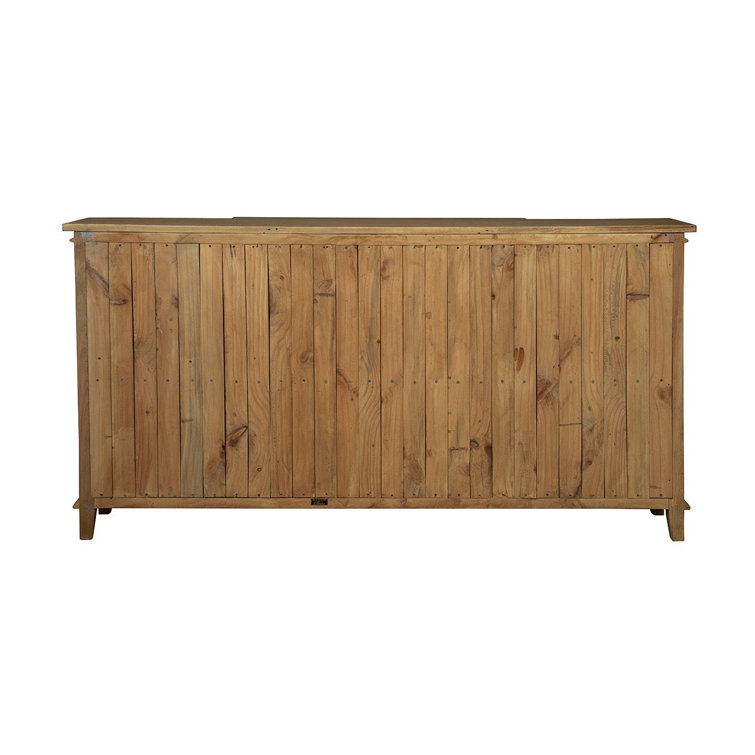 Charleston 72'' Light Brown Pine Wood Sideboard