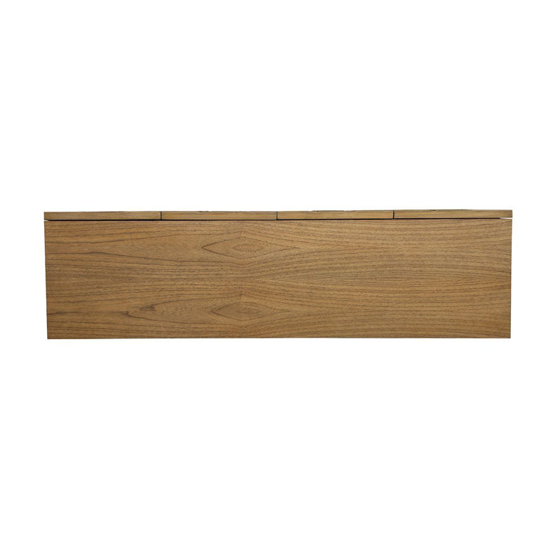 Bellamy Natural Oak Solid Wood 60" Sideboard with Woven Doors