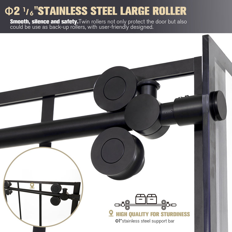 Puente 48'' Matte Black Framed Rectangle Shower Enclosure