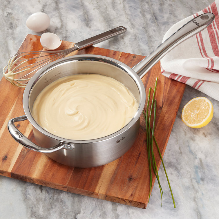 1.5-Quart Stainless Steel 5-Ply Saucepan with Lid