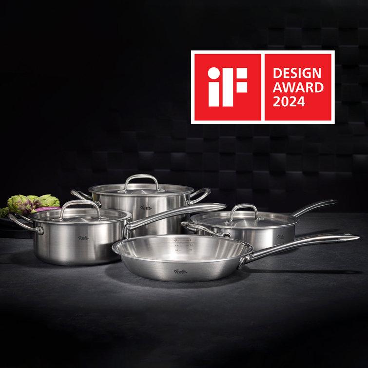 1.5-Quart Stainless Steel 5-Ply Saucepan with Lid