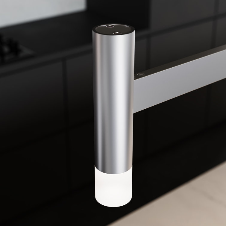 Bright Satin Aluminum 4-Light LED Linear Pendant