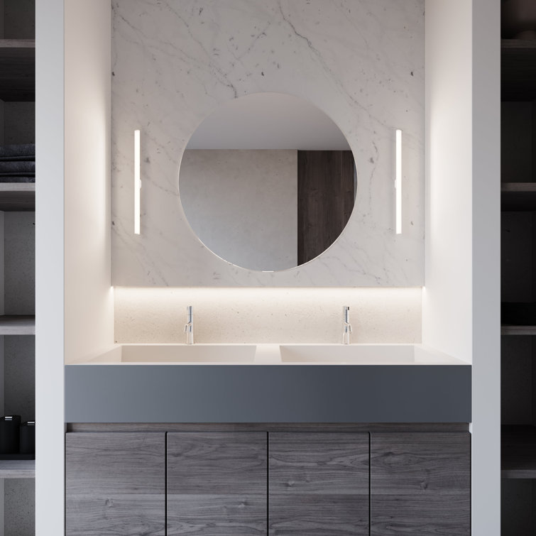 Satin Chrome Dimmable LED Bath Bar Light