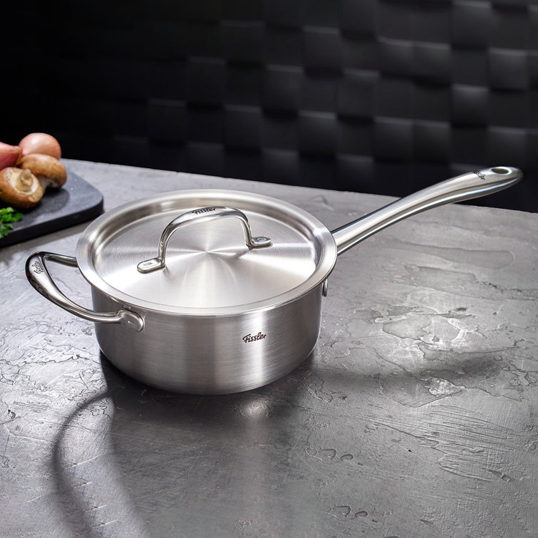 1.5-Quart Stainless Steel 5-Ply Saucepan with Lid
