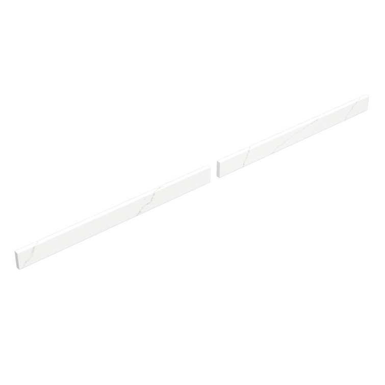 Giotto Quartz 72-Inch Water Resistant Backsplash