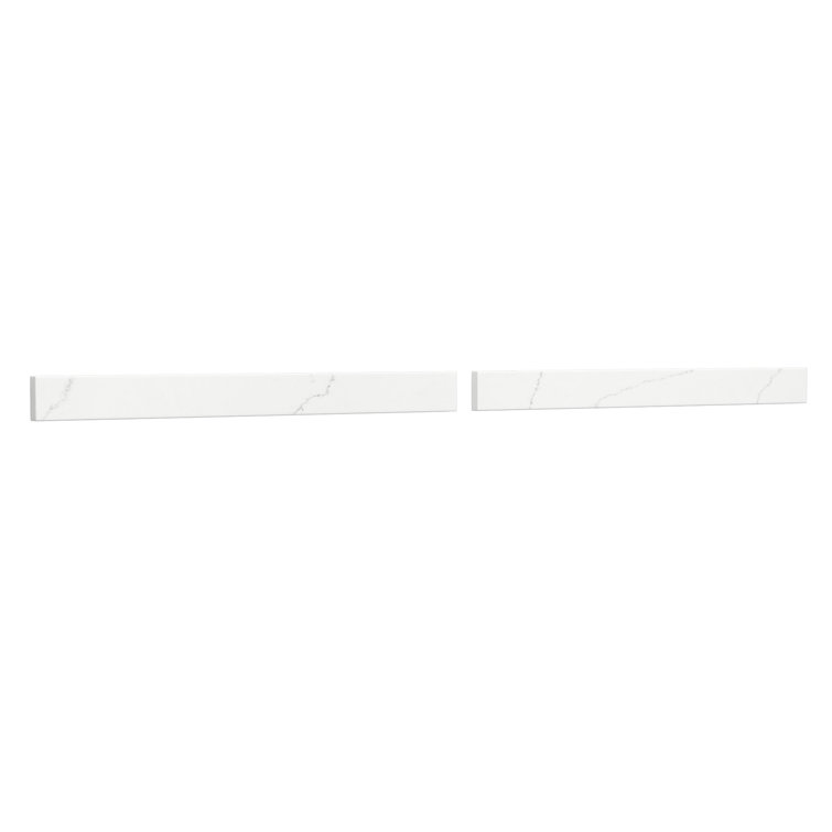 Giotto Quartz 72-Inch Water Resistant Backsplash