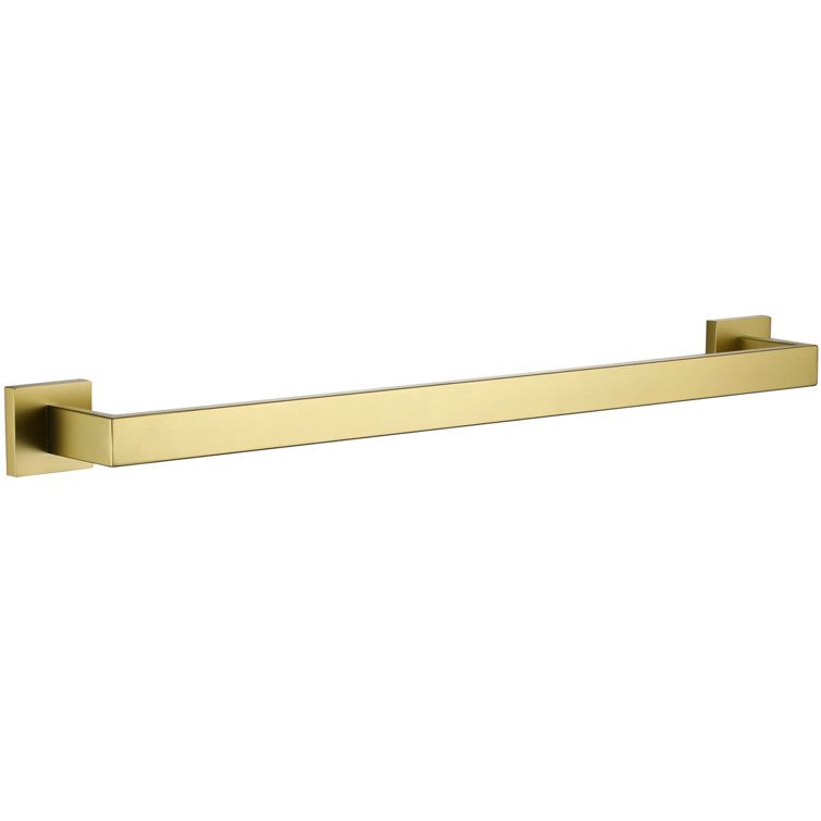 Brushed Gold Stainless Steel Wall Mounted Towel Bar