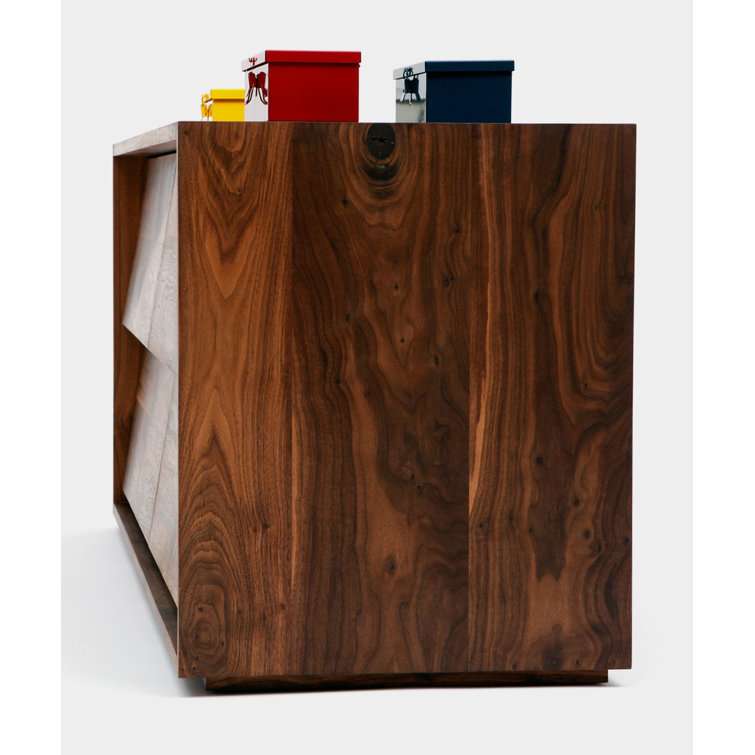 Oliver Solid Walnut Double 4-Drawer Dresser