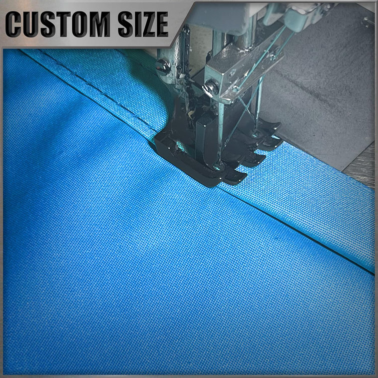 Blue Waterproof Triangle Sun Shade Sail for Patio - 14 ft.