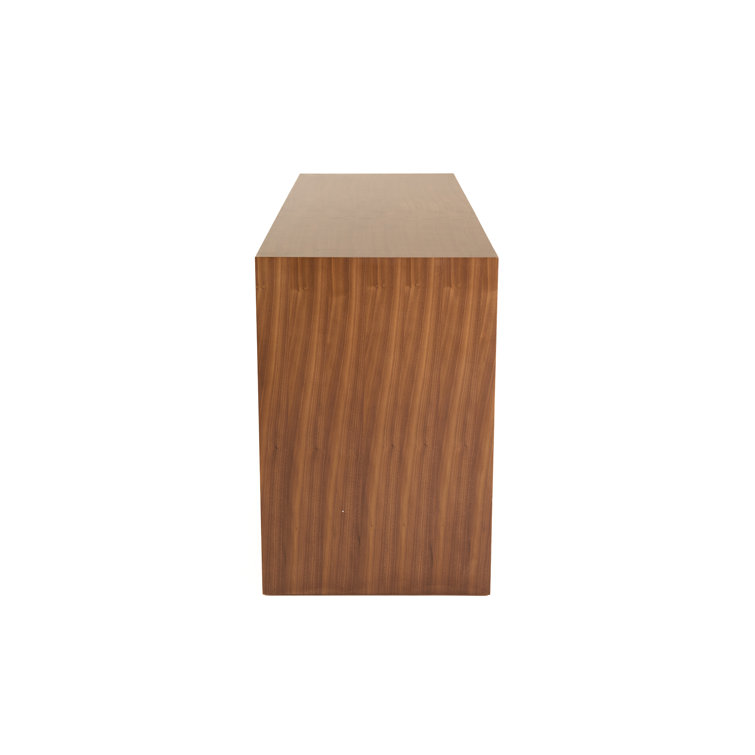 Walnut Double Dresser with Soft Close Drawers