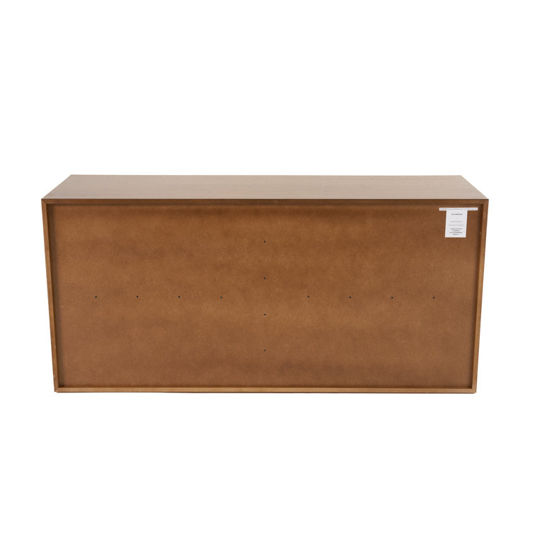 Walnut Double Dresser with Soft Close Drawers