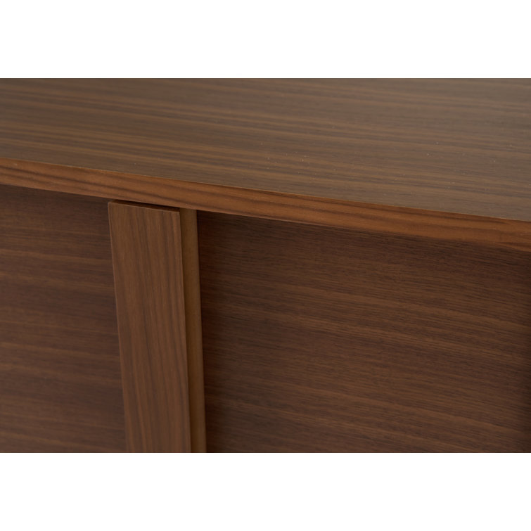 Walnut Vertical 5-Drawer Soft Close Dresser