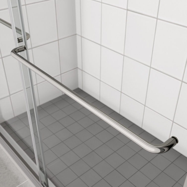 Chrome 56-60" x 70" Dual Sliding Clear Glass Shower Door