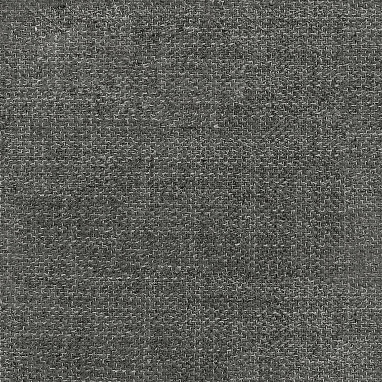 Gray Linen Upholstered 7-Piece Dining Set with 59" Rectangular Table