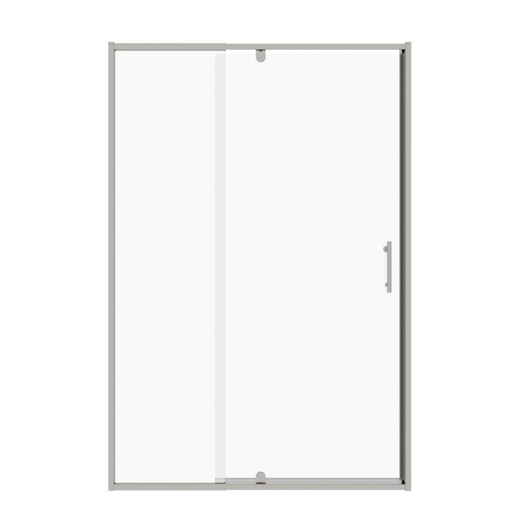 38-42" Chrome Tempered Glass Pivot Swing Shower Door