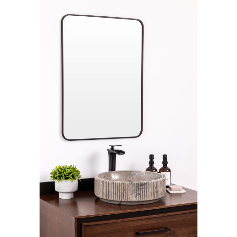 Natural Stone Circular Marble Vessel Bathroom Sink