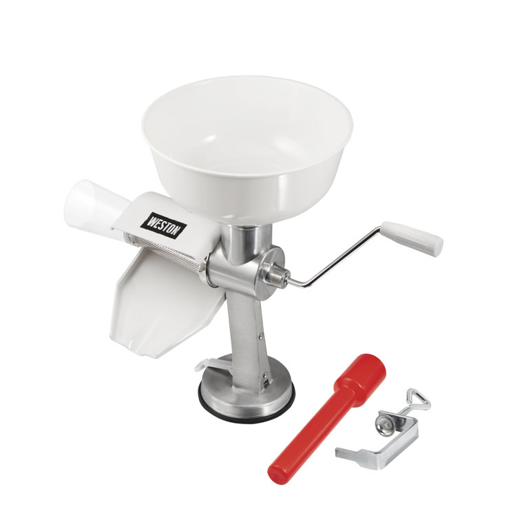 Stainless Steel Tomato Press with Food Strainer and Clamp