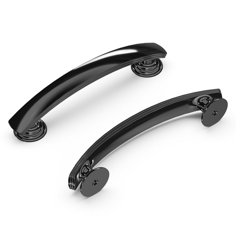 Black Nickel Modern Kitchen Cabinet Handles, 10-Pack