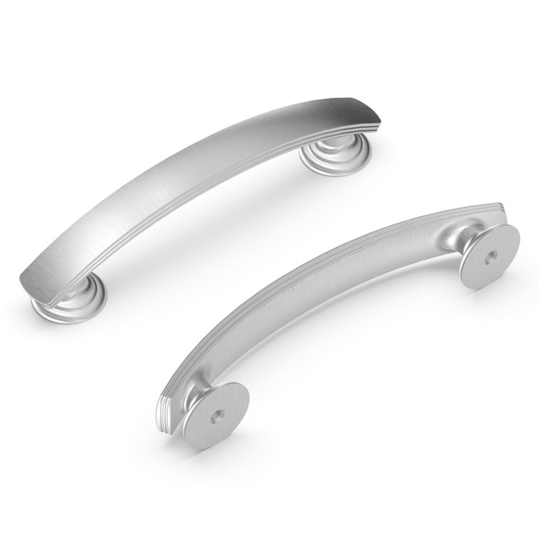 Stainless Steel Modern Bar Cabinet Pulls with Mounting Hardware