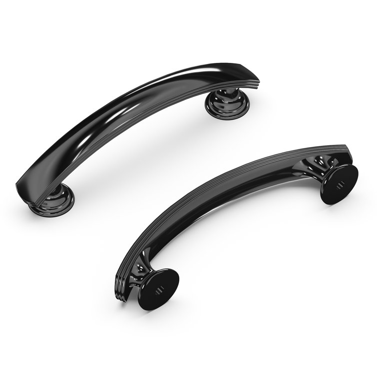 Black Nickel Modern Kitchen Cabinet Handles, 3" 10-Pack