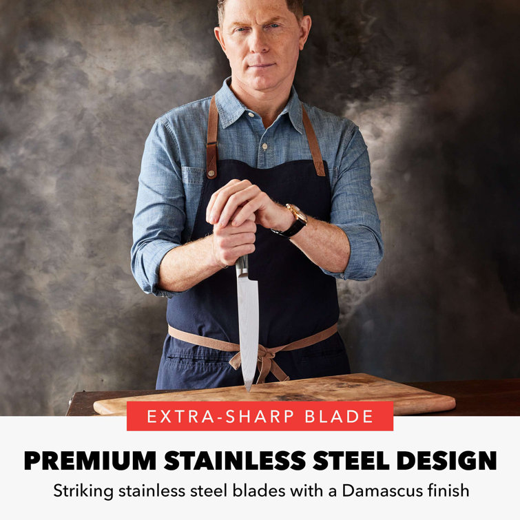 Bobby Flay by GreenPan Stainless Steel 8" Chef's Knife with Sheath