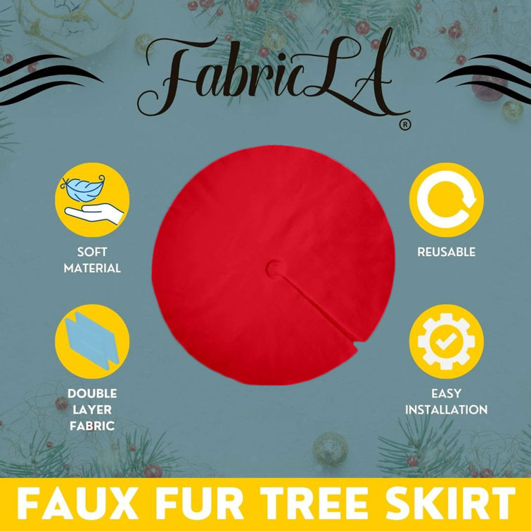 Skirt Faux Fur Tree Skirt