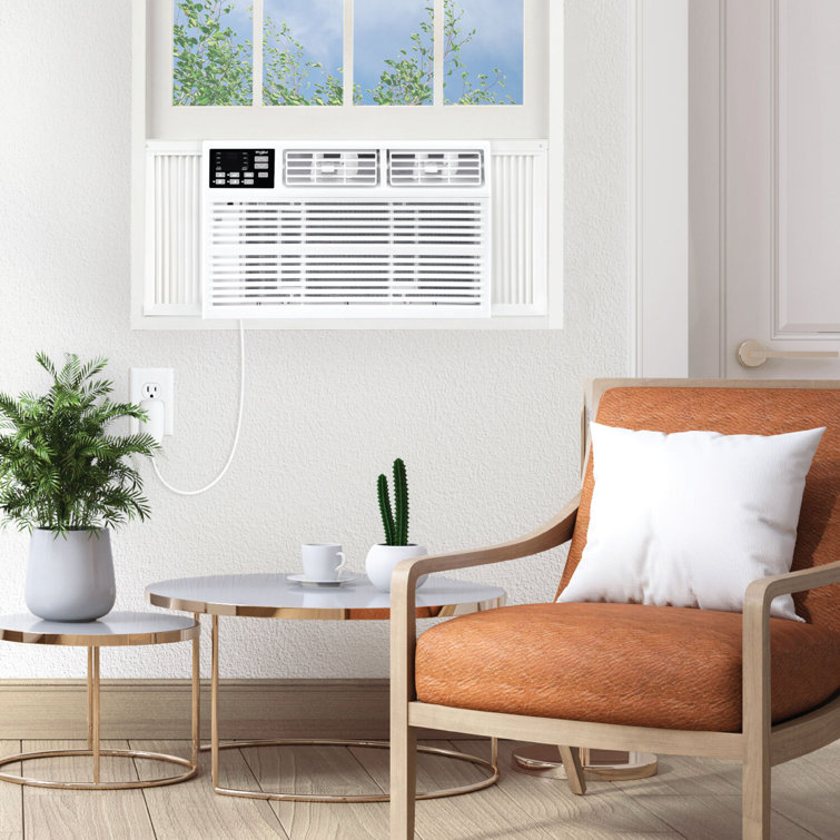 12,000 BTU White Window Air Conditioner with Remote Control