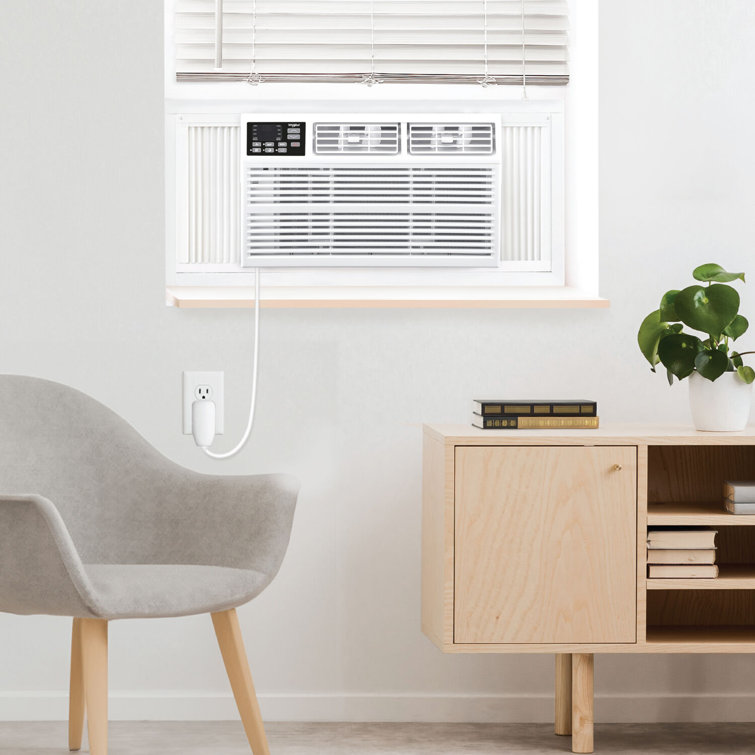 12,000 BTU White Window Air Conditioner with Remote Control