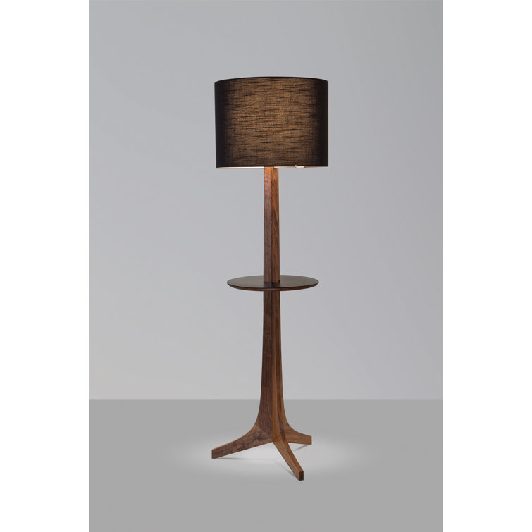 Nauta 59" Black Amaretto Tripod Floor Lamp with LED Bulb