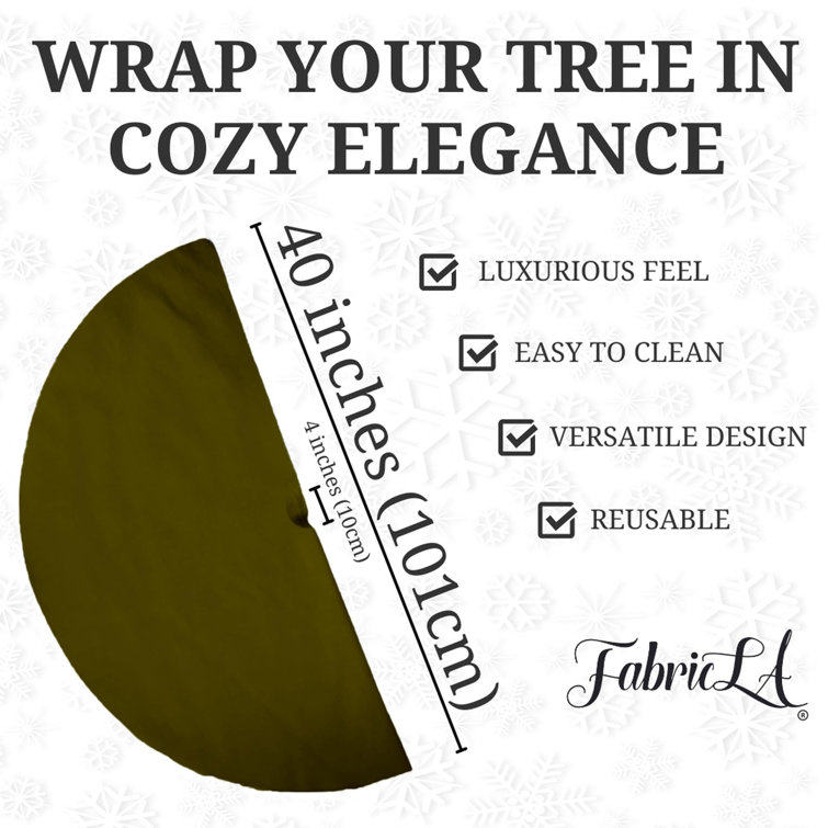 Skirt Faux Fur Tree Skirt